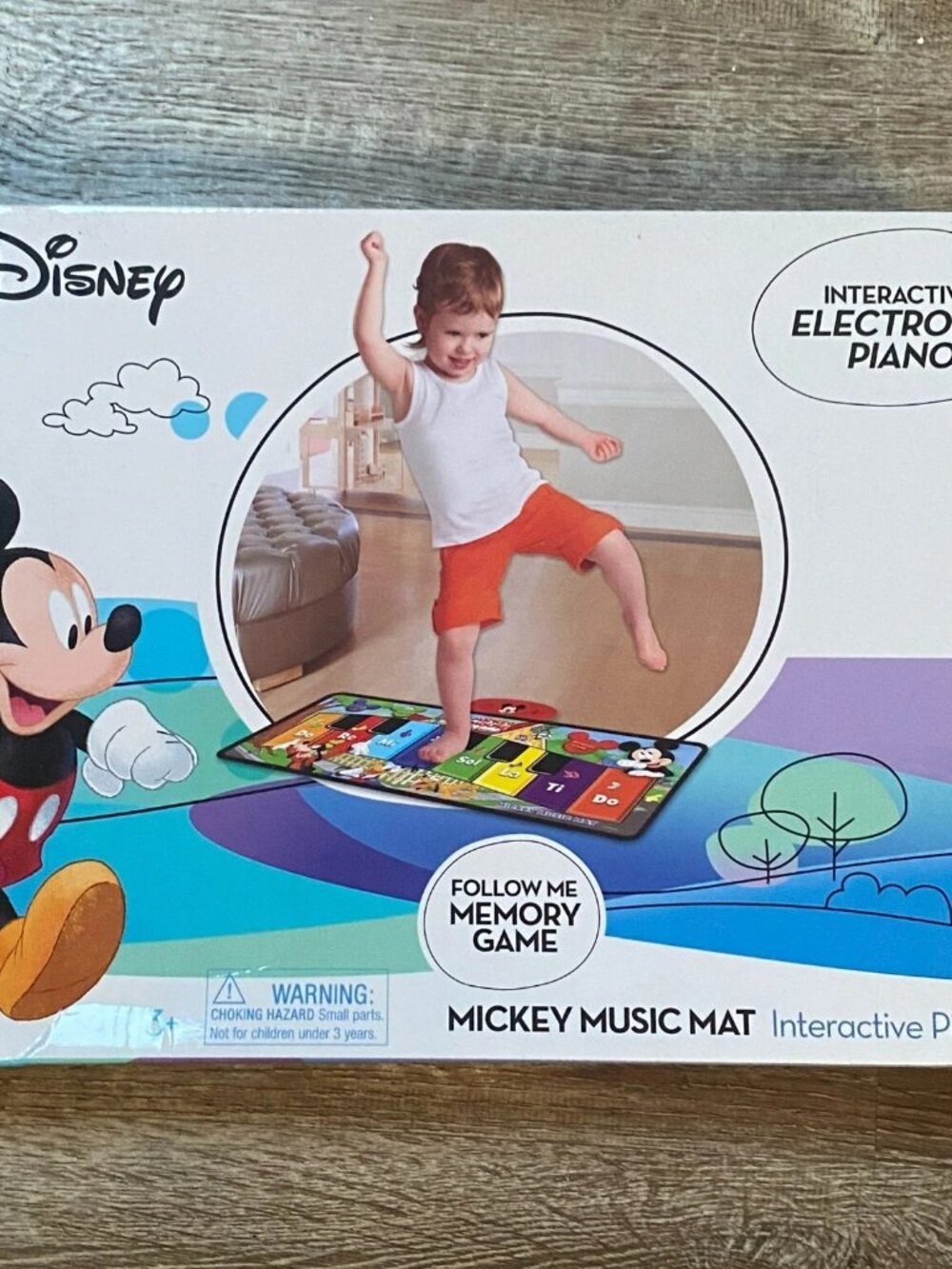 Disney Junior Mickey Mouse Floor Piano Kids Step on Musical Mat
